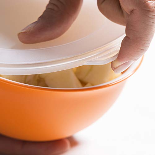 Omada Design Bowl 3.5 lt + tapa, diámetro 26 cm, blanco por dentro y coloreado por fuera, en polipropileno y antibacteriano