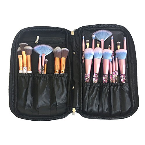 ONEGenug Maquillaje Cepillos Organizador Bolso Cosmético Herramientas Bolso Belleza Estuche con Correa Cinturón