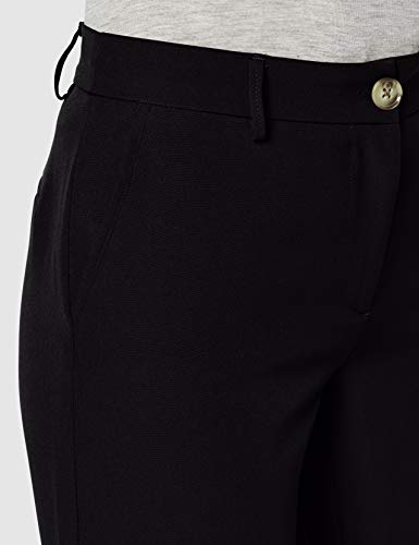 Only Onlglowing MW Straight Pants Pnt Pantalones, Negro (Black Black), 38/L34 (Talla del Fabricante: Medium) para Mujer