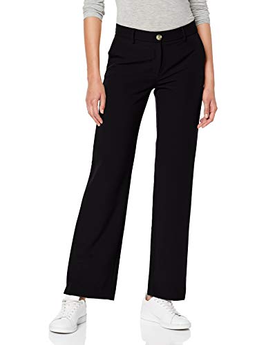 Only Onlglowing MW Straight Pants Pnt Pantalones, Negro (Black Black), 38/L34 (Talla del Fabricante: Medium) para Mujer