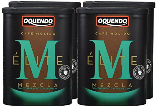 Oquendo CMAC74 Cofibox - Café Molido Mezcla - 4 de 250 gr. (Total 1000 gr.)