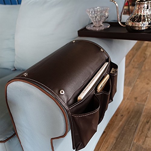 Organizador con bolsillos para sofá, ideal para mandos y otros objetos (19 x 15 x 30 cm), de Likea