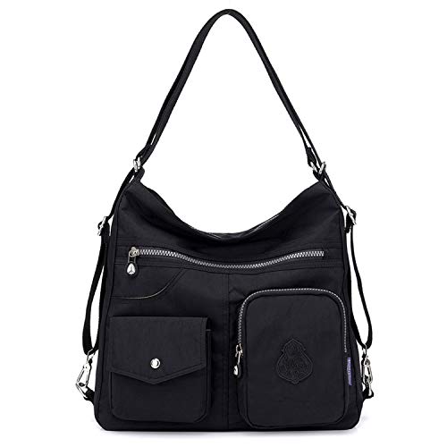 Outreo Mujer Bolsos de Moda Impermeable Mochilas Bolsas de Viaje Bolso Bandolera Sport Messenger Bag Bolsos Mano para Tablet Escolares Nylon