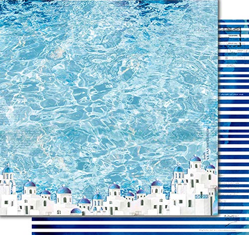 Pack de 12 Papeles (12"x12"/30,5x30,5cm) - Sea Time