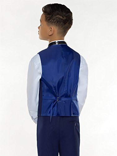 Paisley of London - traje de esmoquin para niños, traje de fiesta para niños, 12-18 meses a 14 años. Azul azul 11 años