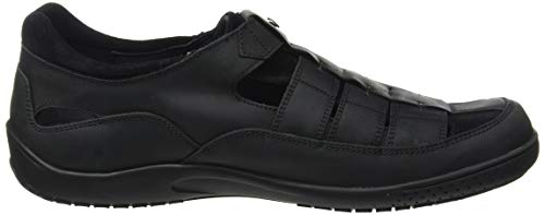 Panama Jack Meridian Basics, Sandalias Punta Cerrada para Hombre, Negro (Negro C3), 43 EU
