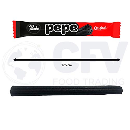 Panda Regaliz Pepe Original-Tarro De Regalices Negros 40 Unidades
