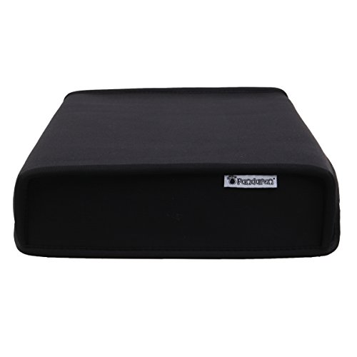 Pandaren® prueba de polvo Funda de neopreno cubierta protectores horizontal para Xbox One S (negro)