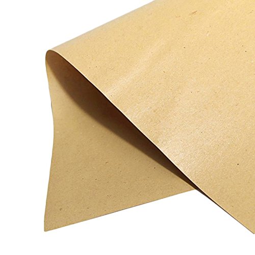 Papel paja para uso alimentario 33 x 40 cm - Juego de 8 hojas absorbentes