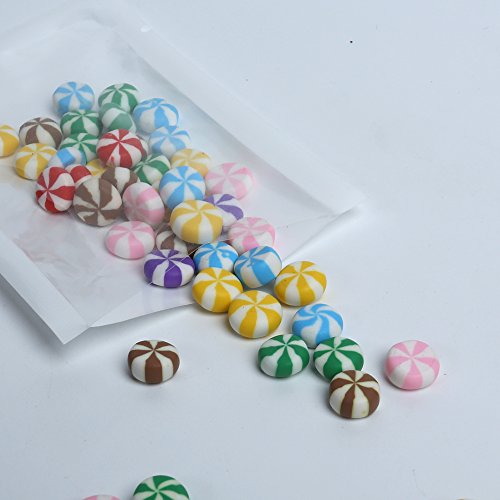 Paquete de 100 bolsas transparentes y blancas con tapa abierta, bolsa plana para envasado de alimentos, sellante de calor, sin BPA (8 x 12 cm)