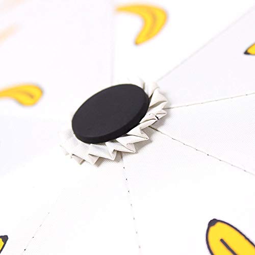 Paraguas plegable totalmente automático, parasol de vinilo con diseño de oso de dibujos animados y paraguas impermeable de doble uso.