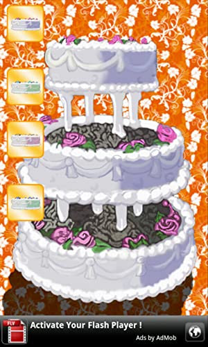 Pastel de boda bonita