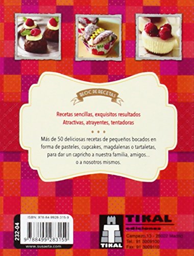 Pasteles, magdalenas y tartaletas (Bloc de recetas)
