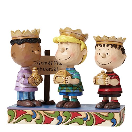 Peanuts de Jim Shore Cacahuetes Tres Reyes Magos Figura Decorativa