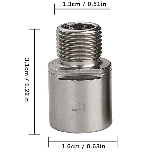 Pedal de Bicicleta de Carretera Mountain Mountain Extender Extension Steel Fit 9/16 in Pedales Roscados Bicicleta 1 par de Pares