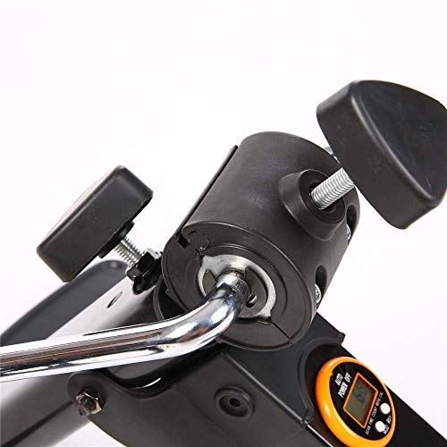 Pedalear ejercitador Mini plegable bicicleta estática cubierta aptitud brazo y pierna con el ejercicio de la exhibición digital Venta ambulante Máquina ajustable aparatos de ejercicios de rehabilitaci