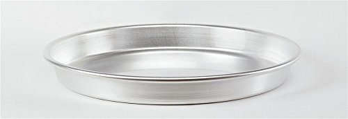 Pentole Agnelli ollas corderos pastelería y Pizza Bandeja Redonda Pesada para Pizza, Aluminio, 50 cm