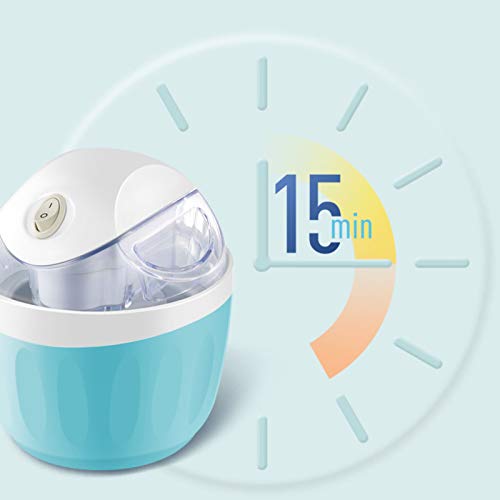 Pequeño helado casero de la máquina, Mini automática Batido de helado, cono de helado de máquina, frutas Pegar Slush Machine, ideal para el helado Pink