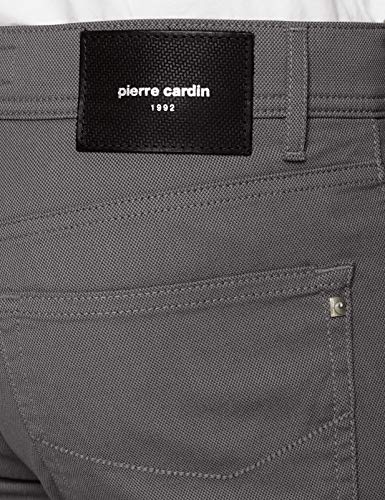 Pierre Cardin Lyon Voyage Five Pocket Piquet Pantalones, Gris (Anthrazit 27), W38/L32 (Talla del Fabricante: 38/32) para Hombre