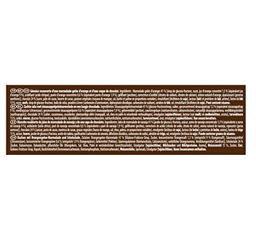 PiM's - Galletas de Bizcocho Rellenas de Naranja y Cubiertas de Chocolate Negro, 150 g