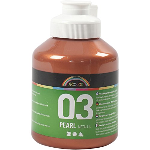 Pintura acrÃ­lica A-Color , cobre, 03-metalica, 500ml