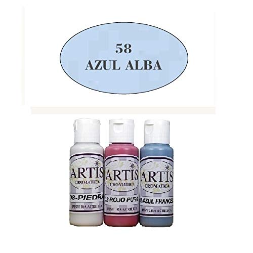 PINTURA ACRÍLICA ARTIS CROMÁTICA 60 ML AZUL ALBA