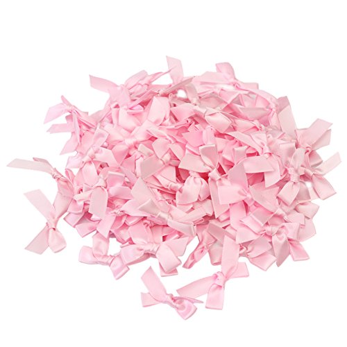 Pinzhi - Satén Cintas Lazos para Decoración DIY Scrapbooking Regalo Cajas (Rosa)