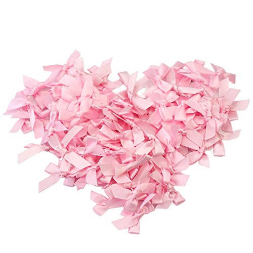 Pinzhi - Satén Cintas Lazos para Decoración DIY Scrapbooking Regalo Cajas (Rosa)