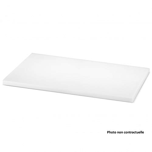 Planche à Découper Polyéthylène Haute Densité 500 x 300 mm - Plusieurs Couleurs - Pujadas Blanc