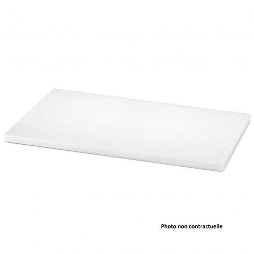 Planche à Découper Polyéthylène Haute Densité GN 1/1 - Plusieurs Couleurs - Pujadas Blanc