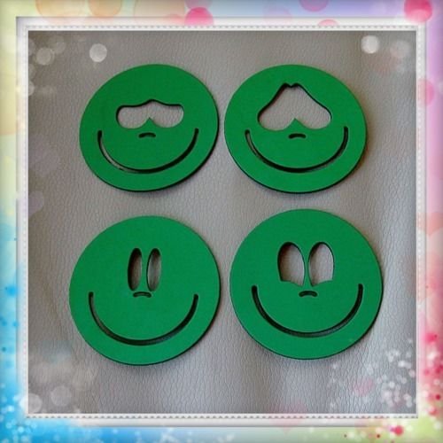 Plantillas para pintar caras de fofuchas para bolas de porex de 6 cm