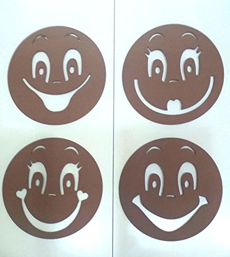 Plantillas para pintar caras de fofuchas para bolas de porex de 6 cm