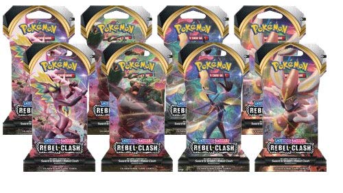 Pokemon Sword and Shield Rebel Clash: 8 paquetes de refuerzo con mangas