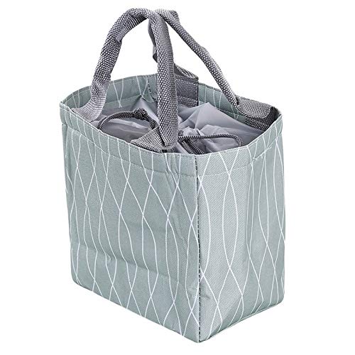 Portátil del bolso del almuerzo con aislamiento térmico 2019 Nueva caja de almuerzo de mano bolso del refrigerador Bento bolsa de envase del almuerzo Escuela de almacenamiento de alimentos Bolsas