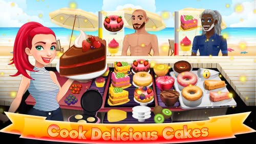 Postre que cocina el fabricante de la torta: juegos deliciosos de la hornada