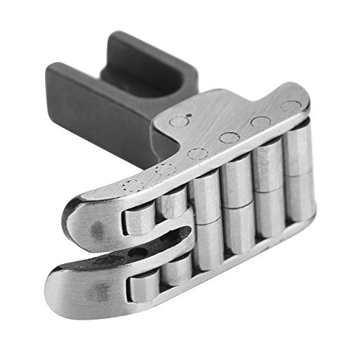 Prensatelas, 12 Rodamientos Negro R141 Rodillo de Acero Prensatelas Accesorios de Máquinas de Coser Industriales adecuados para Tela Gruesa