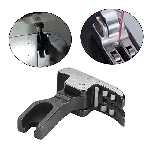Prensatelas, 12 Rodamientos Negro R141 Rodillo de Acero Prensatelas Accesorios de Máquinas de Coser Industriales adecuados para Tela Gruesa
