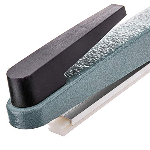 PrimeMatik - Selladora térmica metálica de 30 cm para bolsas de plástico