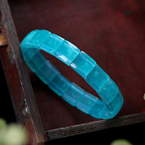 Pulseras De Cristal Tipo Hielo De Azul-Verde Cristal Modelos Femeninos Joyería De Moda