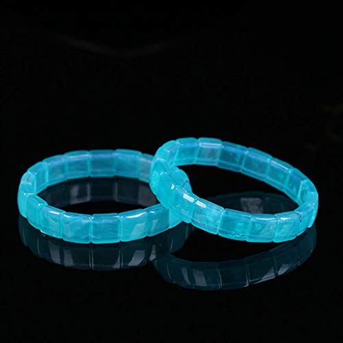 Pulseras De Cristal Tipo Hielo De Azul-Verde Cristal Modelos Femeninos Joyería De Moda