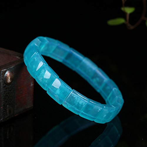 Pulseras De Cristal Tipo Hielo De Azul-Verde Cristal Modelos Femeninos Joyería De Moda