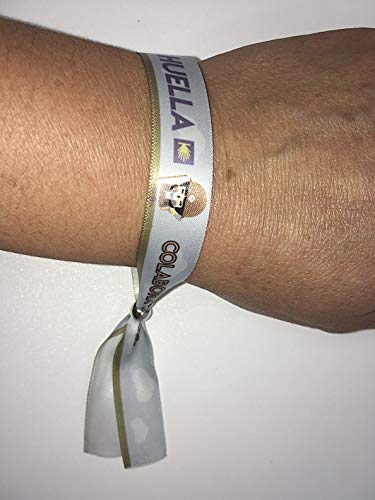 Pulseras de tela con frases molonas: NO HAY PENA QUE LA PIZZA NO CURE | Presume y punto | Regalo original