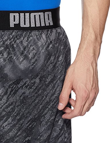 PUMA Reversible Corto Pantalón Bordado, Hombre, Negro, L