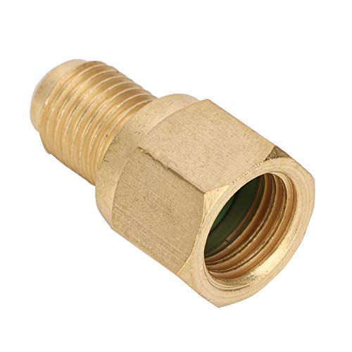 Qii lu 2pcs 1 / 4SAE-1 / 2ACME Acoplador del conector del adaptador para el aire acondicionado del coche R134A