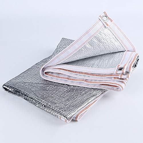 QSTF Vela de Sombra, 99% Tela de Sombra Reflectante - Caravana 9.8x32.8ft (Size : 2 × 8 M)