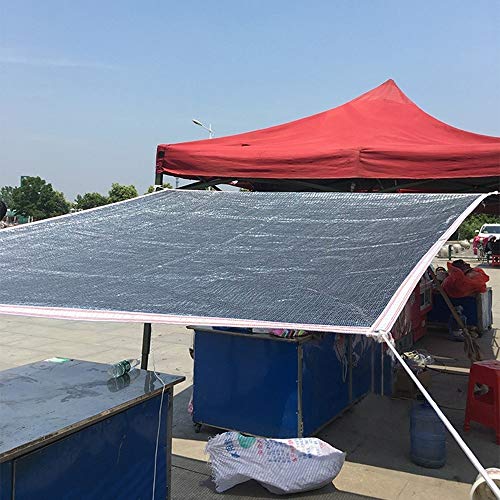QSTF Vela de Sombra, 99% Tela de Sombra Reflectante - Caravana 9.8x32.8ft (Size : 2 × 8 M)