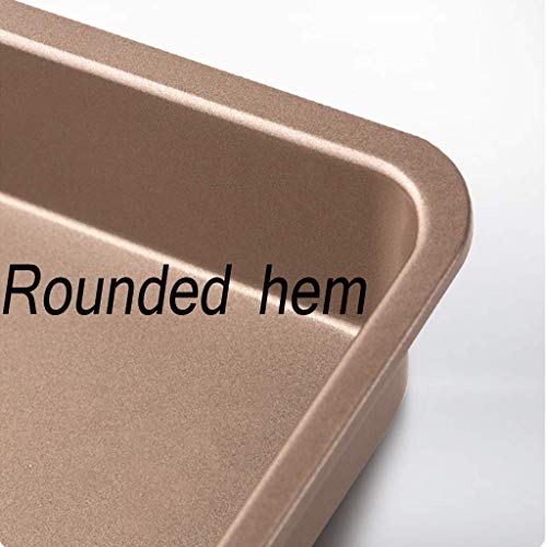 Queso Bandeja De Horno Horno De Revestimiento Antiadherente Placas De Cocción De La Pizza Al Horno Pan con Bicarbonato De Especial Bandeja Molde Alas De Pollo (Size : Rectangle)