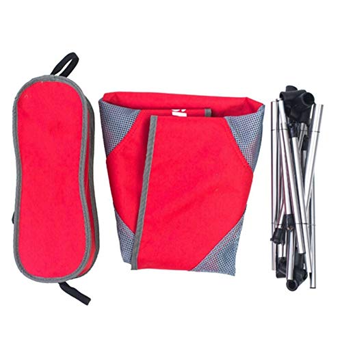 QWSX Taburete de Exterior Ultraligero Silla de Luna portátil Director de Pesca del Asiento al Aire Libre Silla de Aluminio Que acampaba móvil Plegable Muebles Sillón Fuerte y Robusto