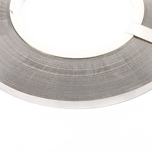 ra de níquel puro de 0.15 x 8 mm para paquetes de baterías 18650 Soldadura de baterías 1 kg/rollo, 93.6 m