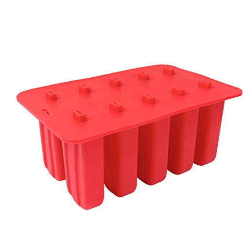 RanDal 10 Freezer Ice P-Op Lolly Maker Tray Cream Popsicle Yogurt Mold Molde Para Hacer Moldes